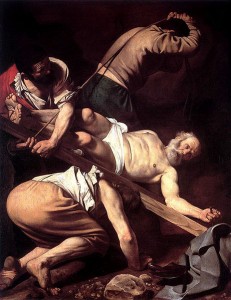 Crucifixion of Peter, Caravaggio