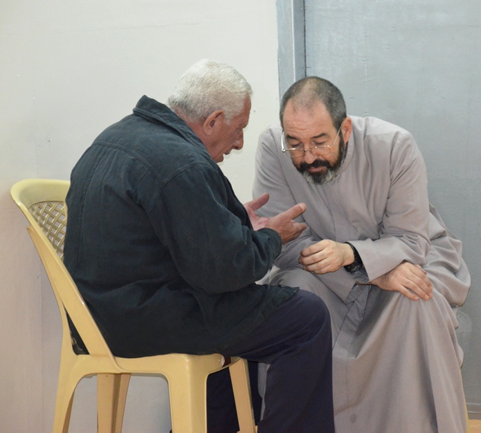 "Camp Virgin Mary." Displaced Iraqis get Chapel in Baghdad