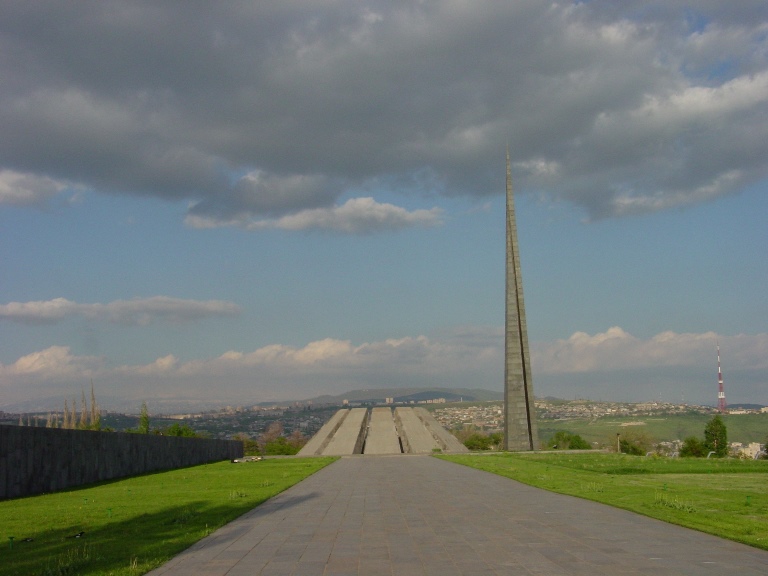Armenian Genocide monument, outside Yerevan, Armenia; ACN photo