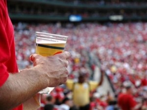 Beer at Football Game