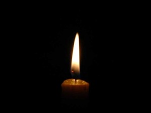 Candle in Darkness - Earth Hour