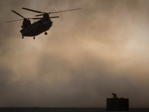 Chinook Helicopter - Marine - Afghanistan