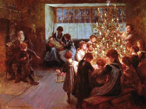 The Christmas Tree, 1911, Albert Chevallier Tayler