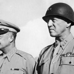 Gen. Dwight D. Eisenhower and Lt. Gen. George S. Patton