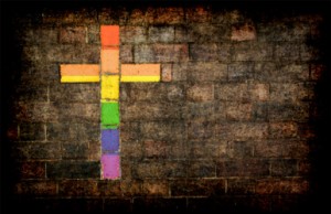 gay pride cross