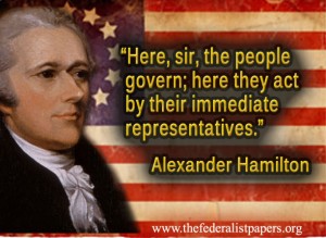 Hamilton, here the people govern