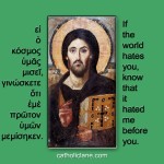 Holy Week 2015: Sinai Pantocrator, John 15:18 Greek and English