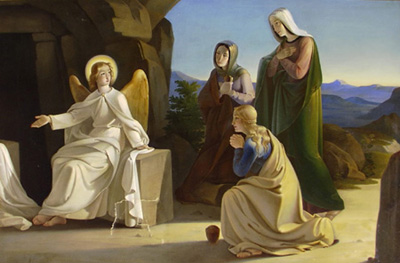 Image result for renaissance painting women at empty tomb