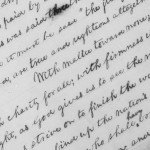 Detail from Fourth Page of Lincoln's Manuscript