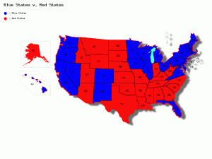 Map_Red States Blue States 2012