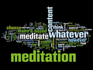 Mindfullness Based Meditation Wordle