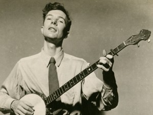 Pete Seeger with Banjo, 1947