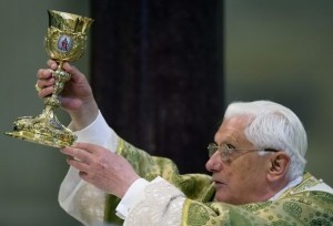 Pope Benedict mass chalice