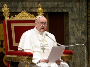 Pope Francis - Speaking to College of Cardinals - March 15, 2013