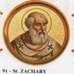 St. Zachary, Pope