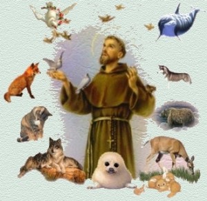 St. Francis with animals