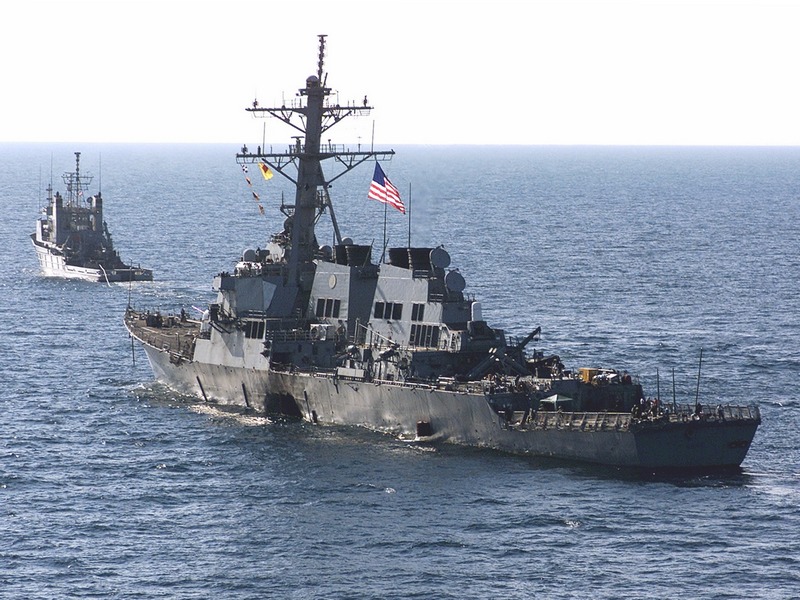 USS Cole, Towed October 29, 2000.