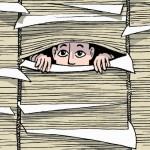 Trapped in a Wall of Papers