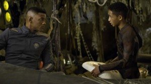 Will and Jaden Smith in After Earth