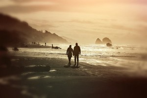 couple on beach