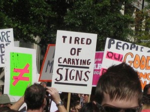 Inequality for All - Protest Sign