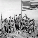 Marines, Mt. Suribachi, Iwo Jima, February 23, 1945