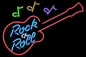 neon Music Rocknroll guitar