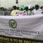 Nigerian Bishops March, Sing and Train at Pro-Life Conference