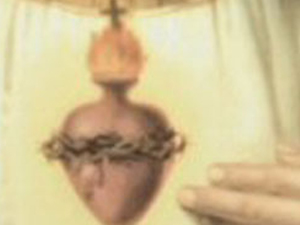 sacred heart Jesus up close
