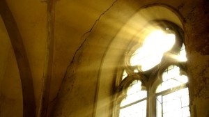 sunbeam, church, window